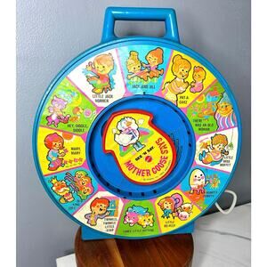 Vintage Mattel Mother Goose See ’n Say Talking Toy Nursery Rhymes 1985 Working